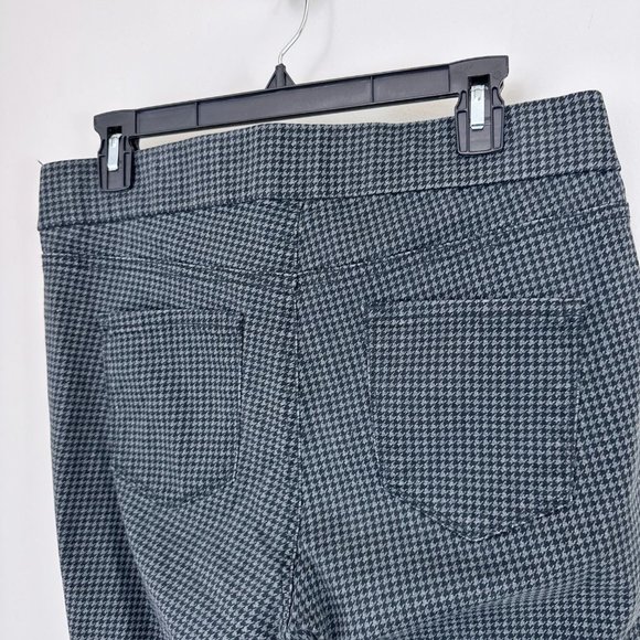 Nine West Jeans Houndstooth Leggings Gray Black Heidi Pull-On Skinny 10‎ - Picture 5 of 6